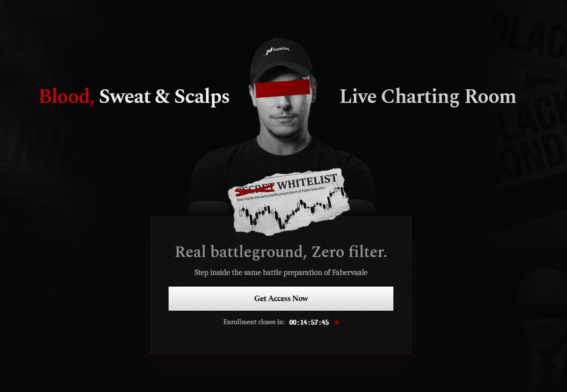 Fabervaale : Fabio’s Scalping Live Trading Room (Q1)